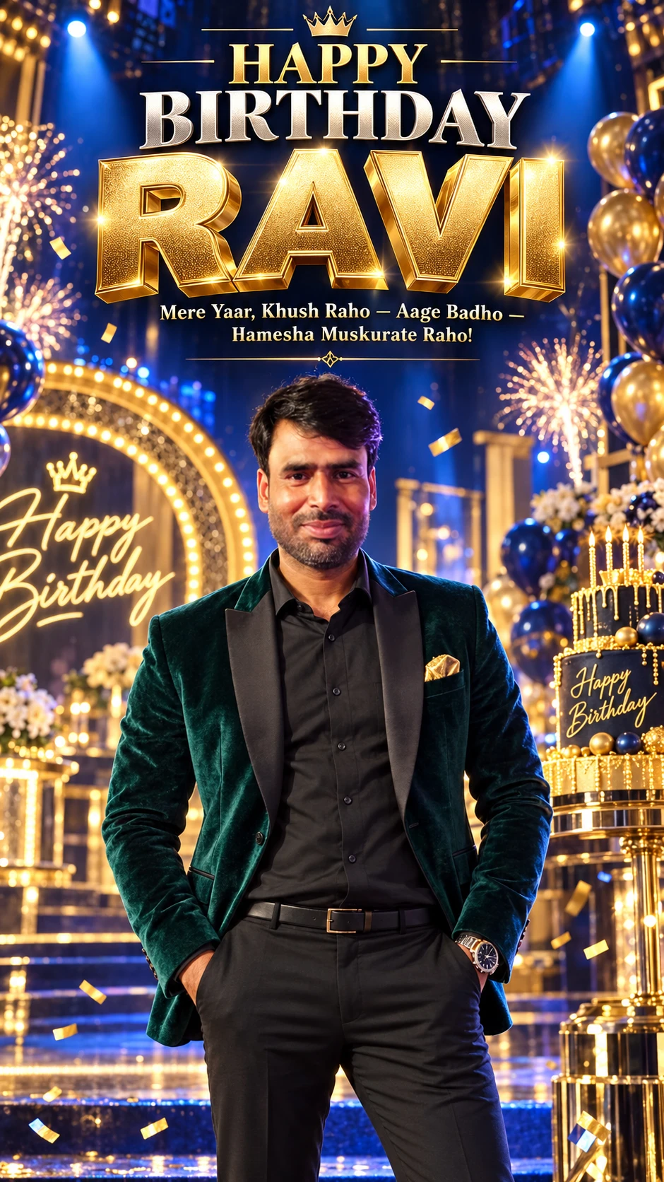 Ravi birthday creative