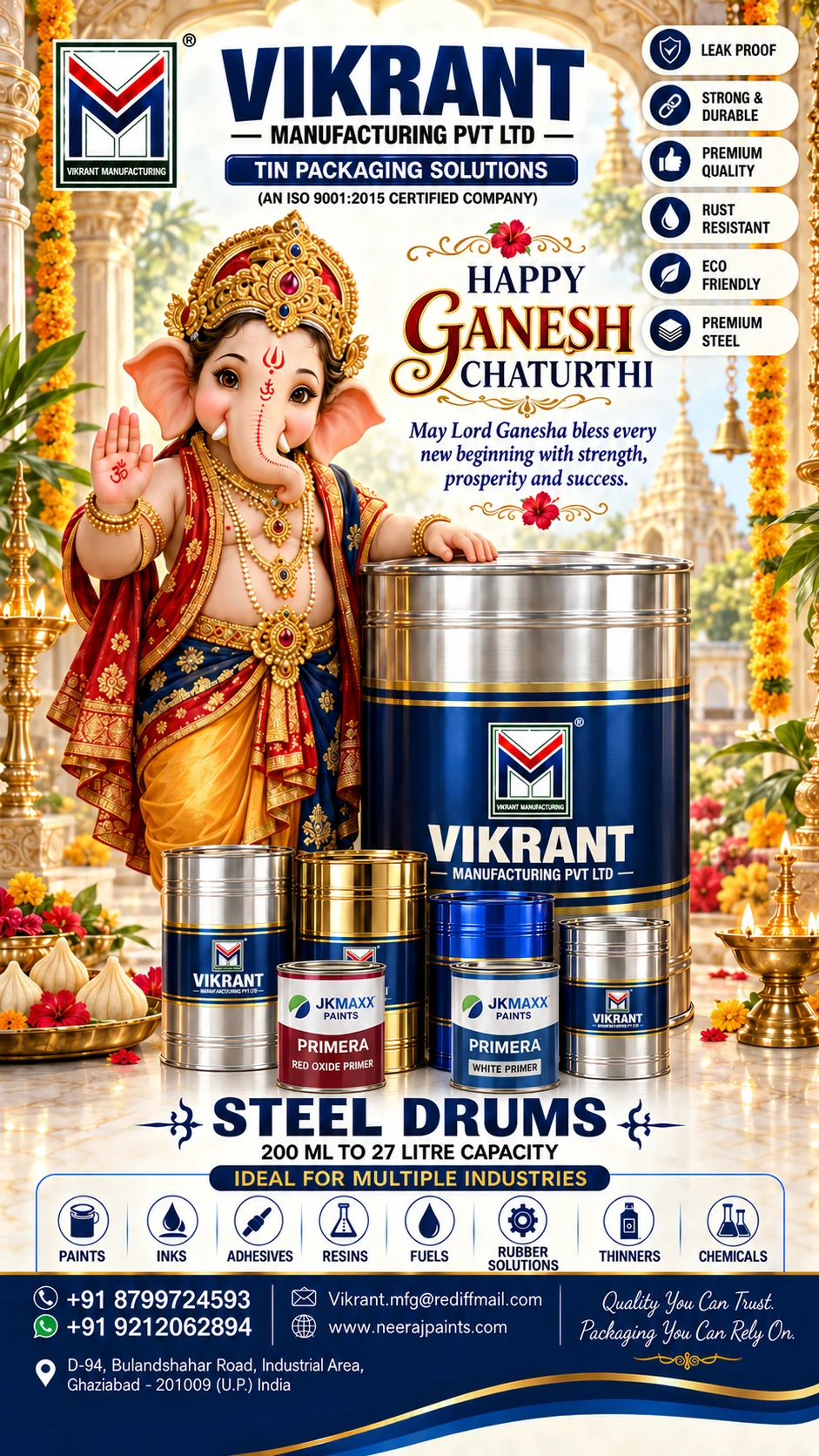 Vikrant Ganesh Chaturthi — Festive campaign
