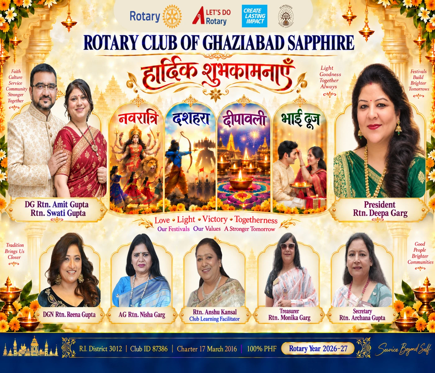 Rotary Ghaziabad Sapphire — Club celebration